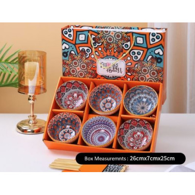 Ceramic Bowl Set of 6