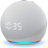 All-new Echo Dot (4th Gen) | Smart speaker with clock and Alexa | Glacier White All-new Echo Dot (4th Gen) | Smart speaker with clock and Alexa | Glacier White