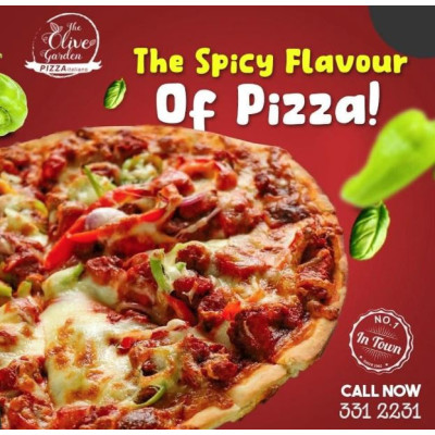 Chilly Chicken Pizza, Olive Garden