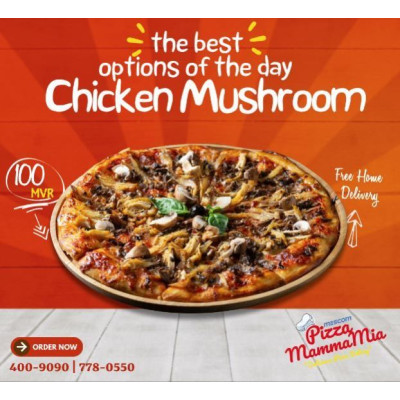 Chicken Mushroom Pizza, Pizza ..