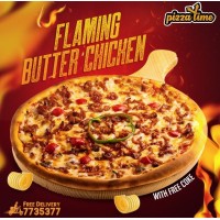 Flaming Butter Chicken Pizza, Pizza Time 