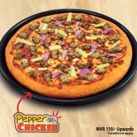 Pepper Chicken Pizza, Pizza Hut Pepper Chicken Pizza, Pizza Hut