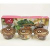Glass Bowl with Lid, Set of 3..