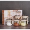 5pc Glass Oil Jar & Seasoning ..
